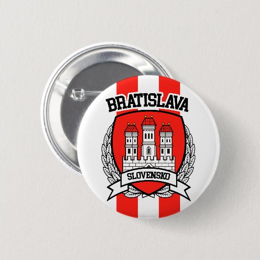 Bratislava Ronde Button 5,7 Cm (Voorkant /achterkant)