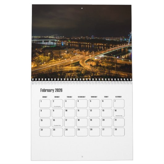 Bratislava-Slovakia Calendar Kalender (Feb 2026)