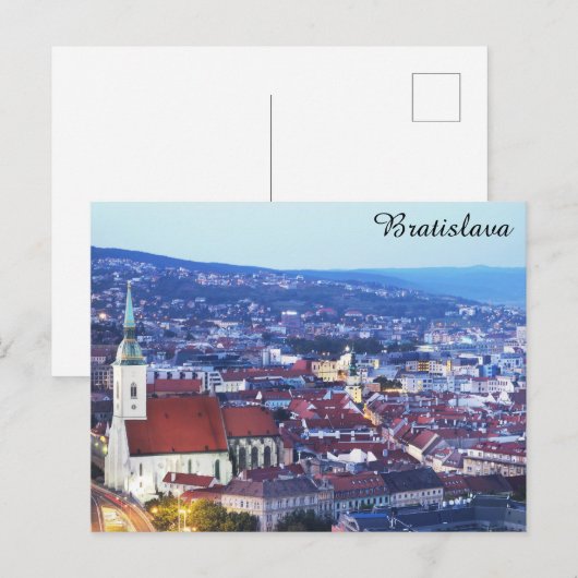 Bratislava Slovakia City Travel Photo Briefkaart (Voorkant / Achterkant)