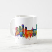 Bratislava Slovakia Skyline Koffiemok (Voorkant links)