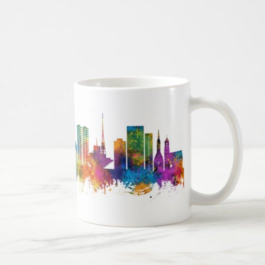 Bratislava Slovakia Skyline Koffiemok (Rechts)