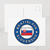 Bratislava Slovensko Briefkaart (Voorkant / Achterkant)
