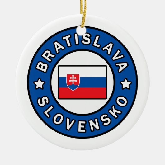 Bratislava Slovensko Keramisch Ornament (Voorkant)