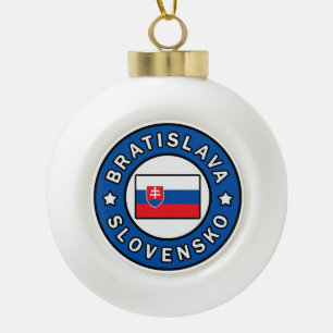 Bratislava Slovensko Keramische Bal Ornament