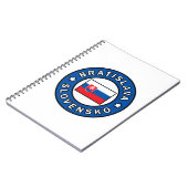 Bratislava Slovensko Notitieboek (Linkerzijde)