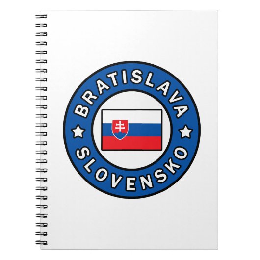 Bratislava Slovensko Notitieboek (Voorkant)