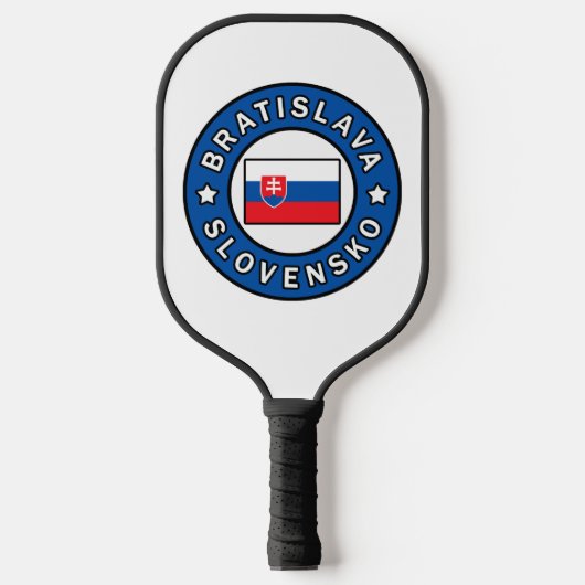 Bratislava Slovensko Pickleball Paddle (Voorkant)