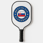 Bratislava Slovensko Pickleball Paddle (Achterkant)