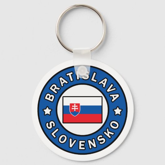 Bratislava Slovensko Sleutelhanger (Voorkant)