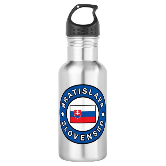 Bratislava Slovensko Waterfles (Voorkant)
