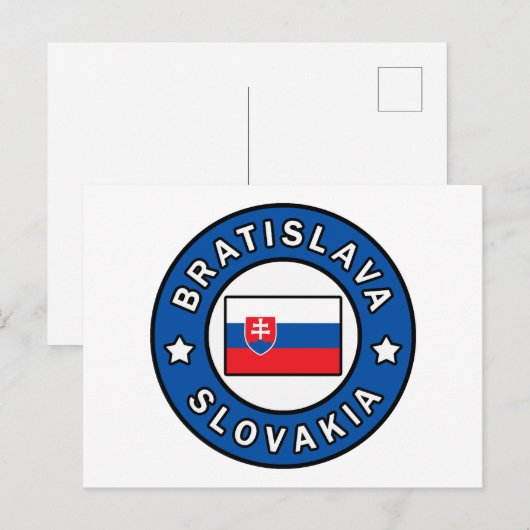 Bratislava Slowakije Briefkaart (Voorkant / Achterkant)