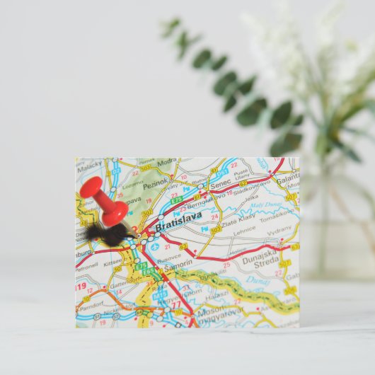 Bratislava, Slowakije Briefkaart (Staand voorkant)