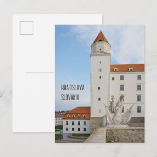 Bratislava Slowakije Kasteel Reis Foto Briefkaart