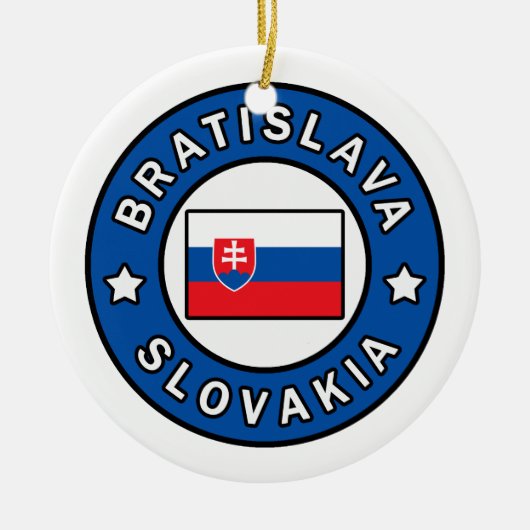 Bratislava Slowakije Keramisch Ornament (Voorkant)