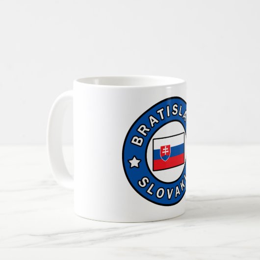 Bratislava Slowakije Koffiemok (Voorkant links)