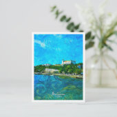 Bratislava Slowakije Olieverf Stad Landschap Briefkaart (Staand voorkant)