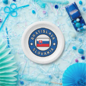 Bratislava Slowakije Papieren Bordje (Feest)