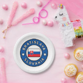 Bratislava Slowakije Papieren Bordje (Feest)