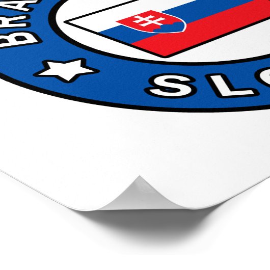 Bratislava Slowakije Poster (Hoek)