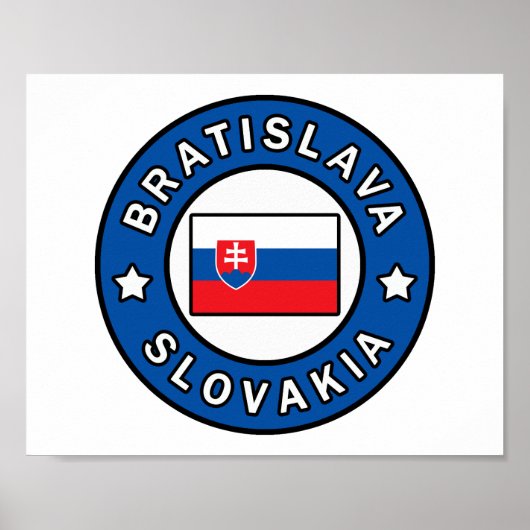 Bratislava Slowakije Poster (Voorkant)