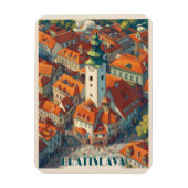  Bratislava Slowakije Reizen, Oude stadstoren Magneet (Verticaal)