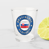 Bratislava Slowakije Shot Glas (Voorkant)