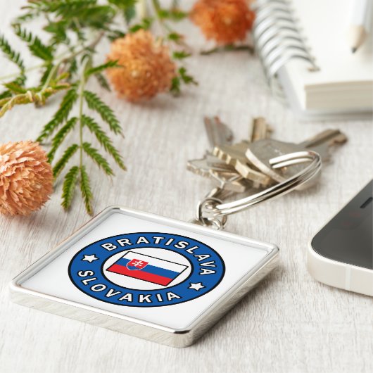 Bratislava Slowakije Sleutelhanger (Zijkant)
