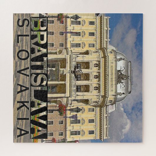 Bratislava Square Puzzle Legpuzzel (Horizontaal)
