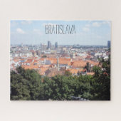 bratislava stad groen legpuzzel (Horizontaal)