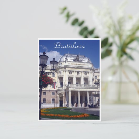 bratislava theatergras briefkaart (Staand voorkant)