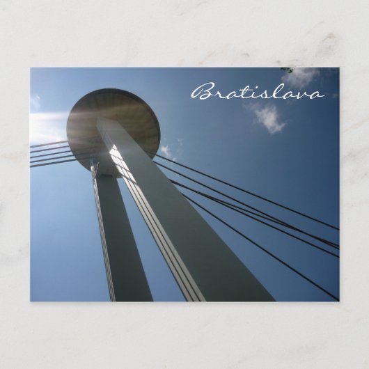 bratislava UFO Briefkaart (Voorkant)