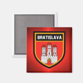 Bratislava vlag magneet (Voorkant / Achterkant)