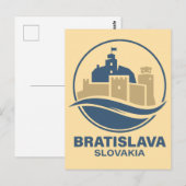 Bratislave Slovakia Europe Briefkaart (Voorkant / Achterkant)