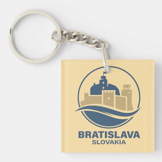 Bratislave Slovakia Europe Sleutelhanger (Voorkant)
