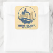 Bratislave Slovakia Europe Vierkante Sticker (Tas)