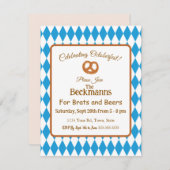 Brats and Beers Octoberfest Uitnodiging 2 (Voorkant / Achterkant)