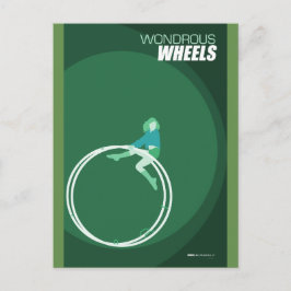 Brattleboro Circus Arts - Wonderlijke Wielen Briefkaart