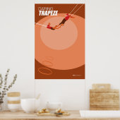Brattleboro Circus Poster Series - Trapeze (Keuken)