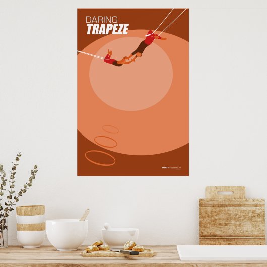 Brattleboro Circus Poster Series - Trapeze (Keuken)
