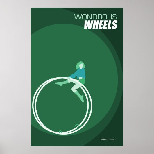 Brattleboro Circus Poster Series - Wheels (Voorkant)