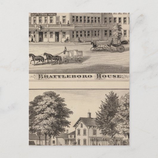 Brattleboro House Briefkaart (Voorkant)