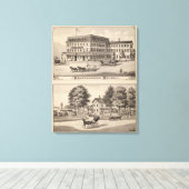 Brattleboro House Canvas Afdruk (Insitu (Houten vloer))