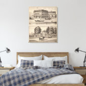 Brattleboro House Canvas Afdruk (Insitu (Slaapkamer))