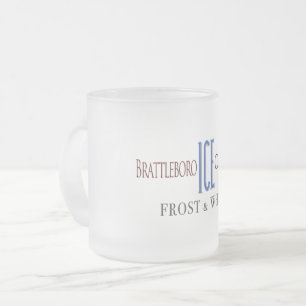 Brattleboro Ice Company Frosted Mok