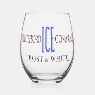 Brattleboro Ice Company Glass Wijnglas Zonder Voet