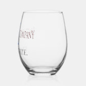 Brattleboro Ice Company Glass Wijnglas Zonder Voet (Links)