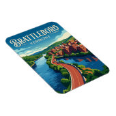 Brattleboro Verenigde Staten Magneet (Rechterzijde)