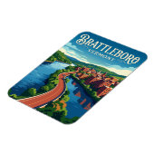 Brattleboro Verenigde Staten Magneet (Linkerzijde)