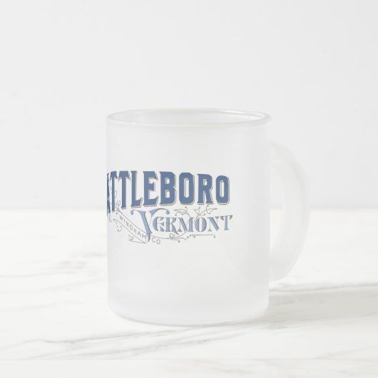 Brattleboro, Vermont (1896) Mok Logo (Voorkant rechts)