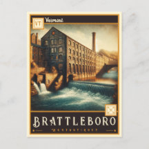 Brattleboro, Vermont |  BRIEFKAART